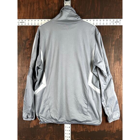 Houston Dynamos Adidas MLS Soccer Tiro 19 Warm‎ Up Top DW4804 Gray Grey Mens XL - Picture 9 of 9